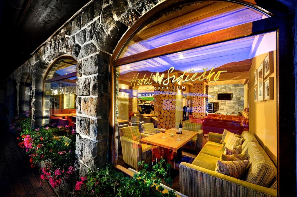 Restaurace v ubytování Hotel Srdiečko