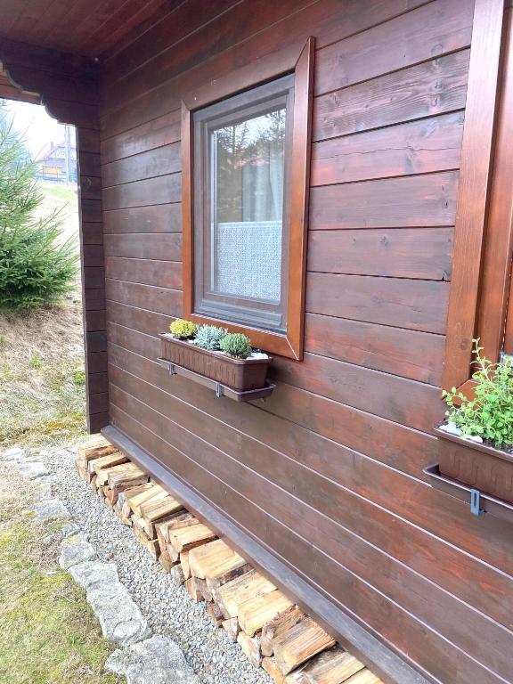 A garden outside Chata Drevenica Orava