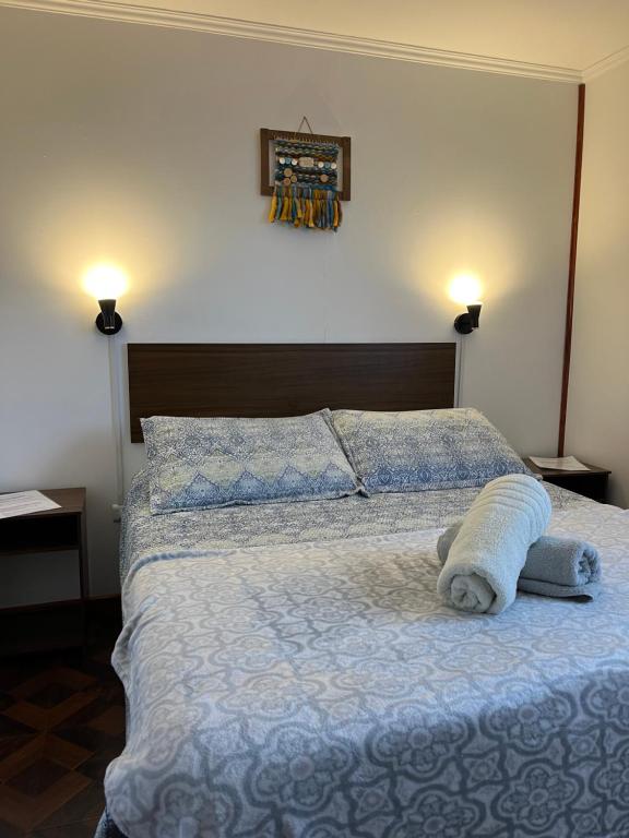 Postel nebo postele na pokoji v ubytování LOFT Glaciar Serrano