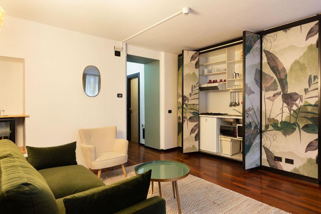 Kuchyň nebo kuchyňský kout v ubytování Hotel Ancora