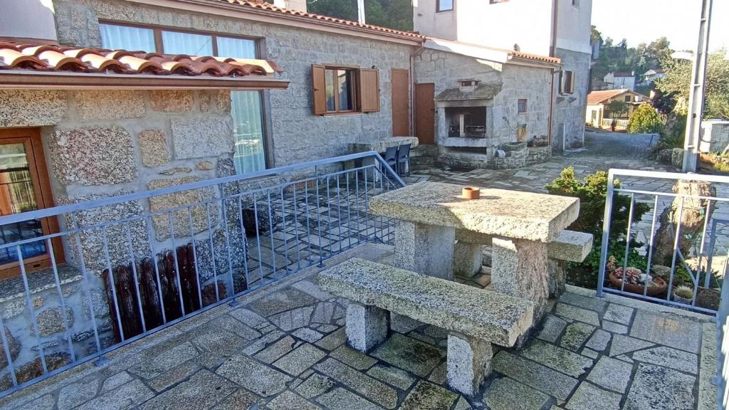 Balkón nebo terasa v ubytování Casa da Lage - Piscina privada - Gerês