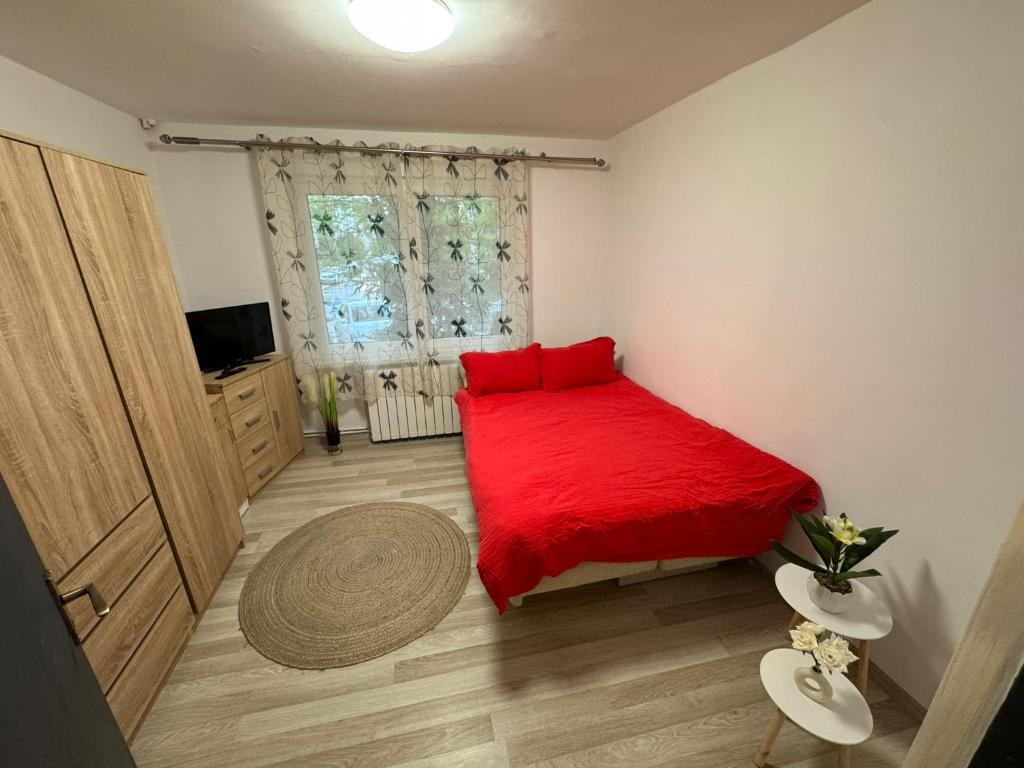 Ένα ή περισσότερα κρεβάτια σε δωμάτιο στο A & A apartments