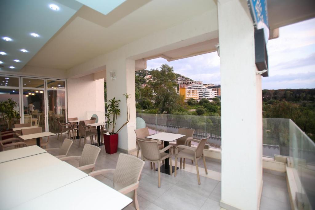 Balkón nebo terasa v ubytování Aqua Blue Hotel