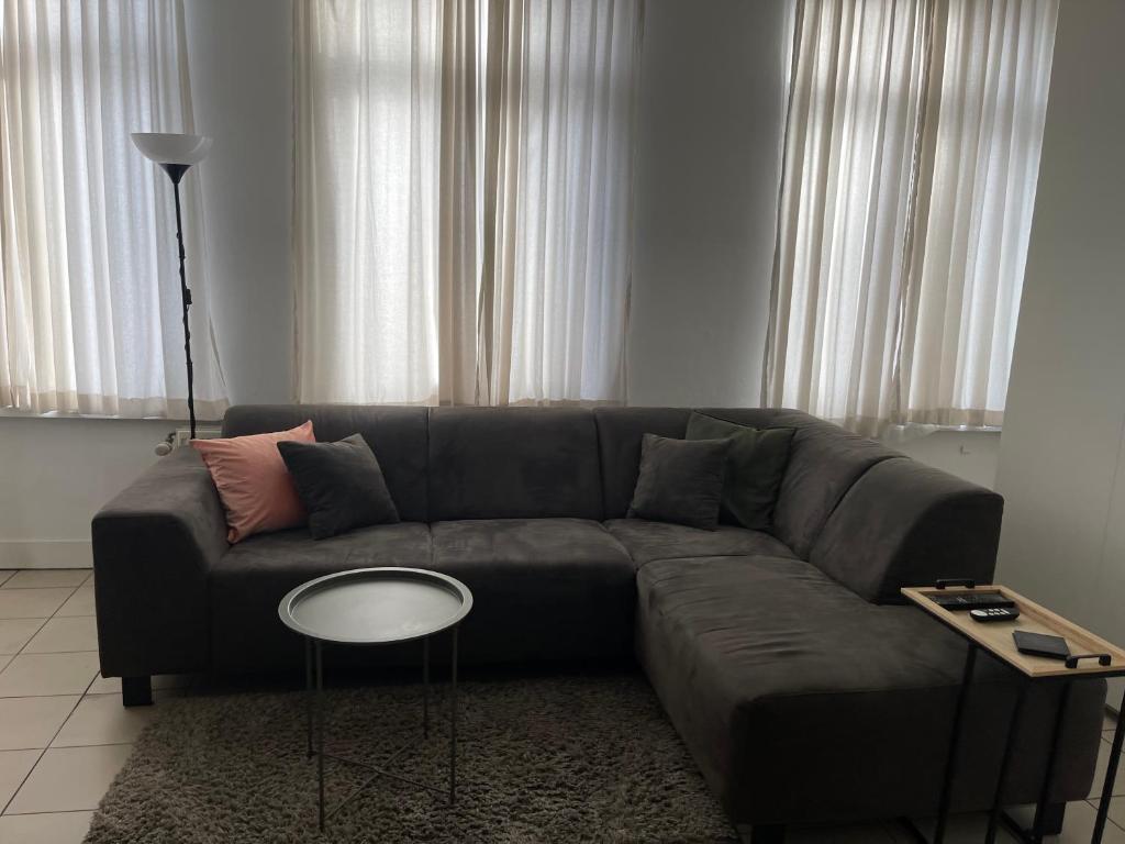 Posezení v ubytování Private studio in Antwerp
