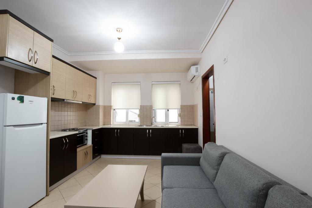 Kuchyň nebo kuchyňský kout v ubytování Ariadne 7 Apartments
