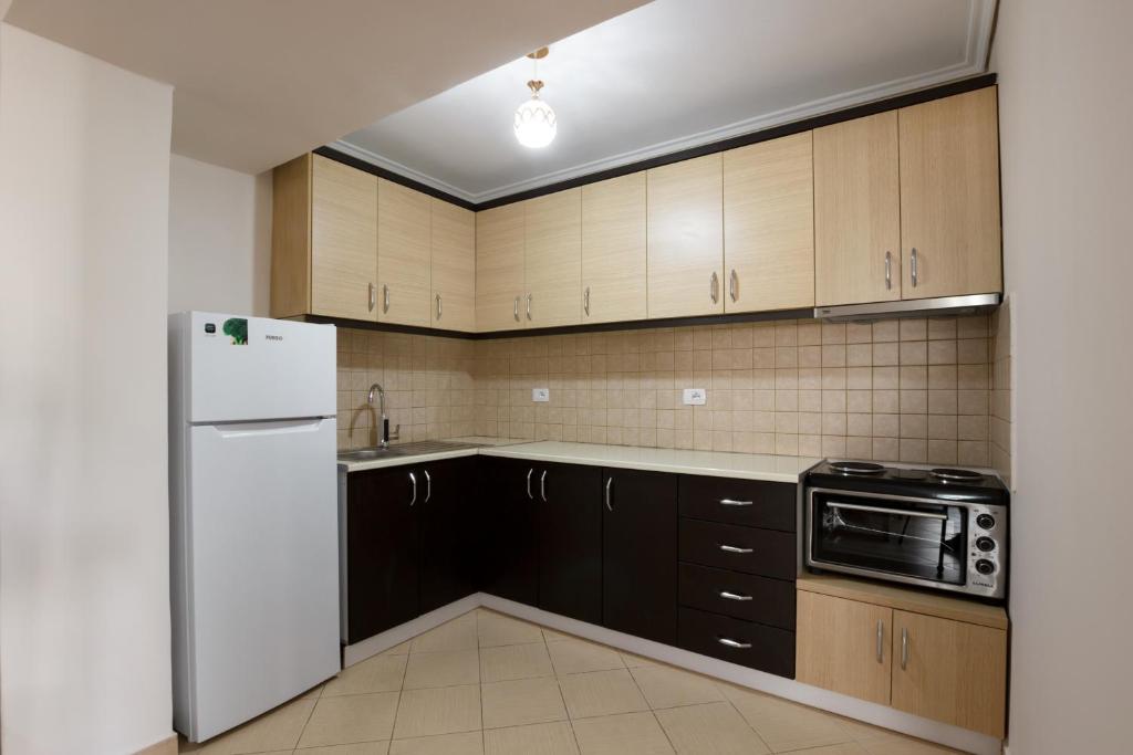 Kuchyň nebo kuchyňský kout v ubytování Ariadne 7 Apartments