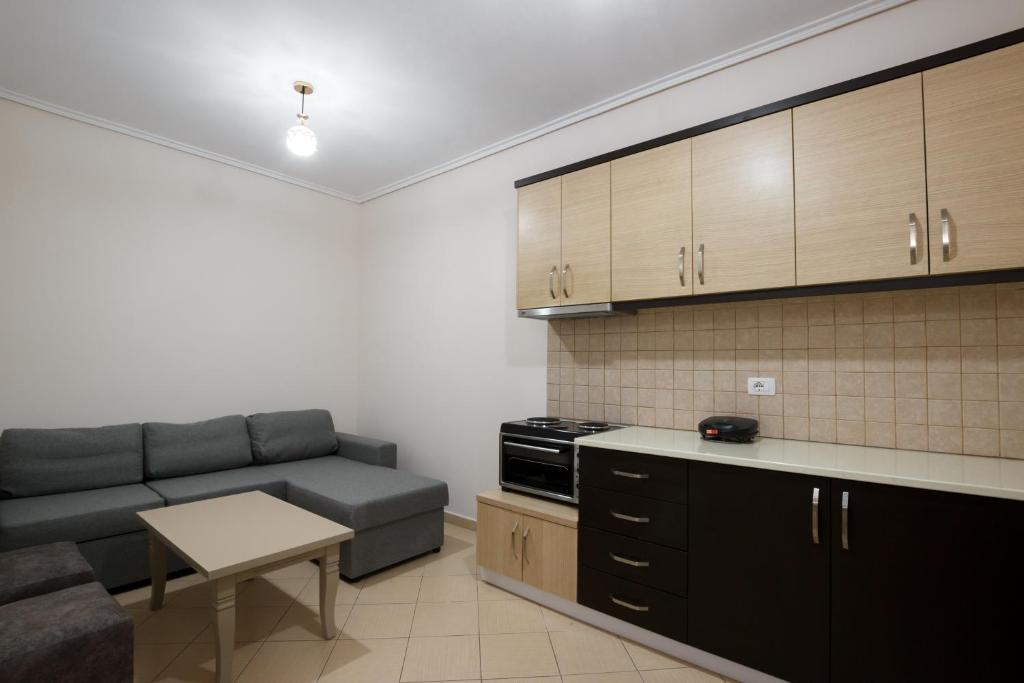 Kuchyň nebo kuchyňský kout v ubytování Ariadne 7 Apartments