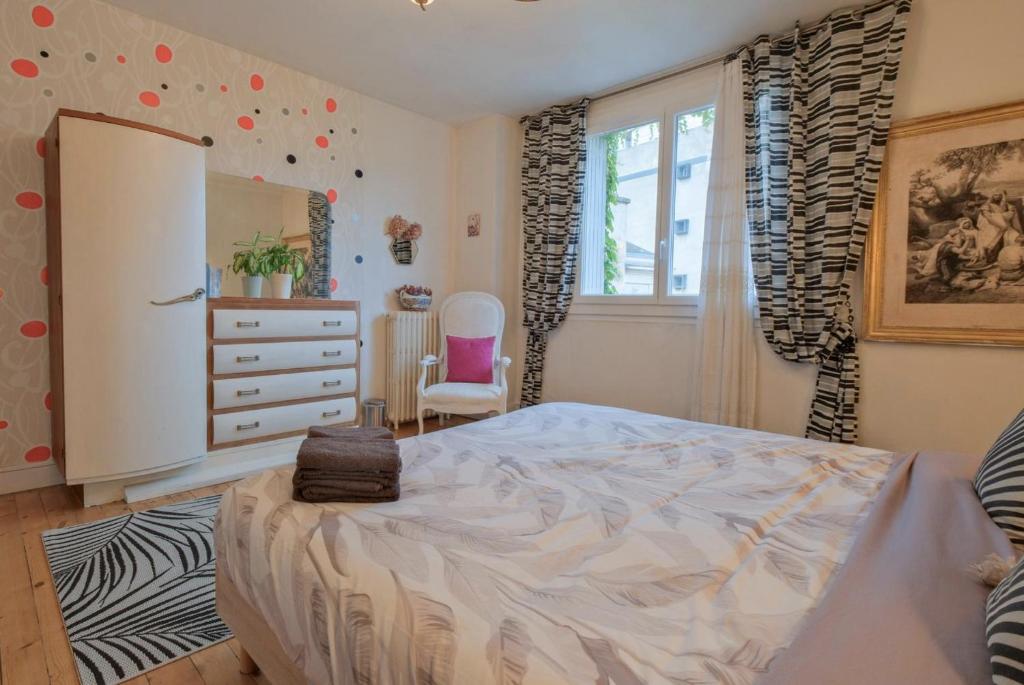 La Maison B - L'auberge autonome au charme vintage - Standard Doppelzimmer Mit Gemeinschaftsbad