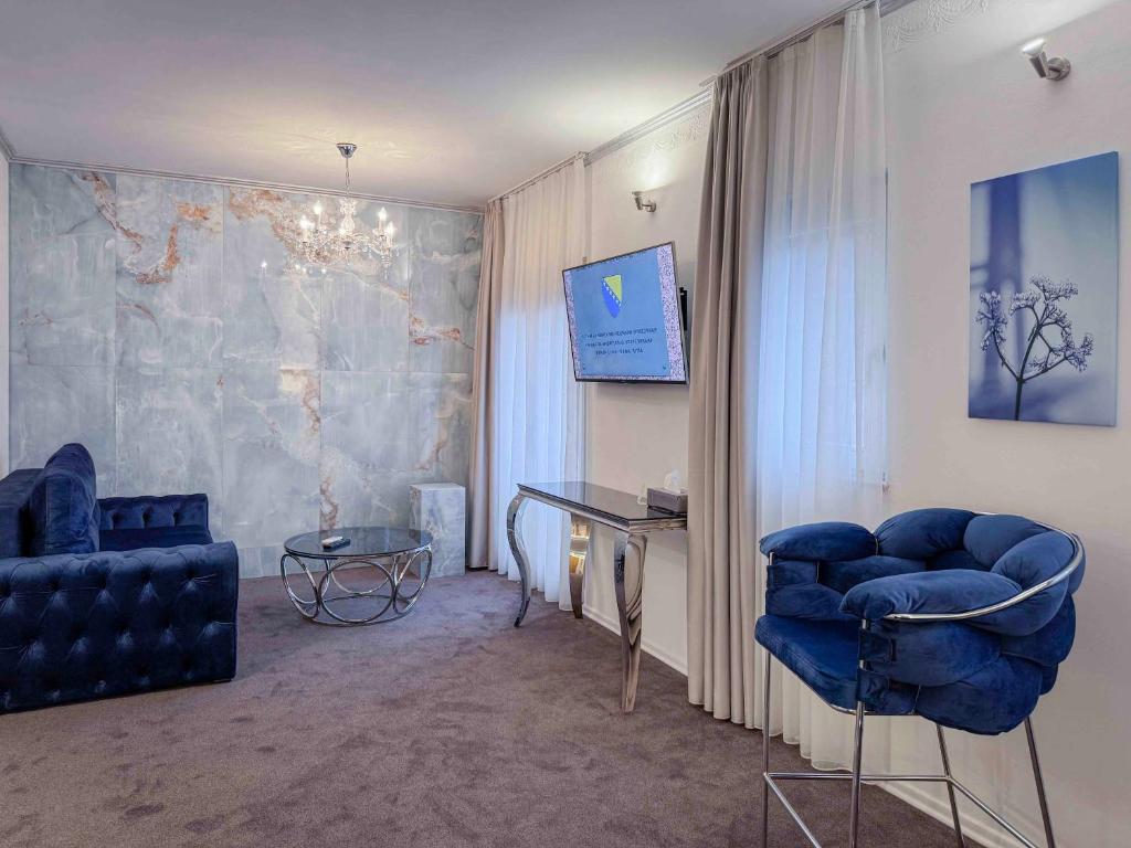 Posezení v ubytování Shangri La Mansion