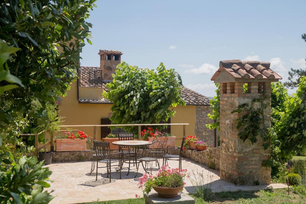A garden outside Agriturismo Le Anfore