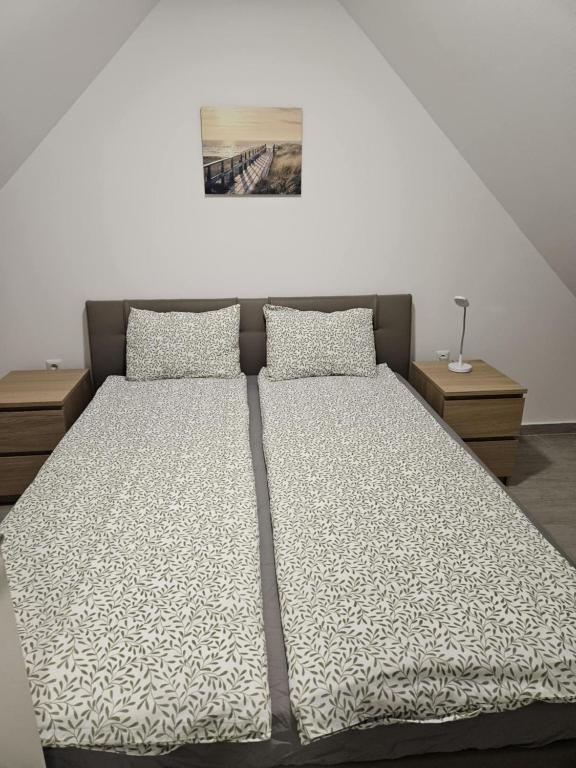 Postel nebo postele na pokoji v ubytování Apartma Zala