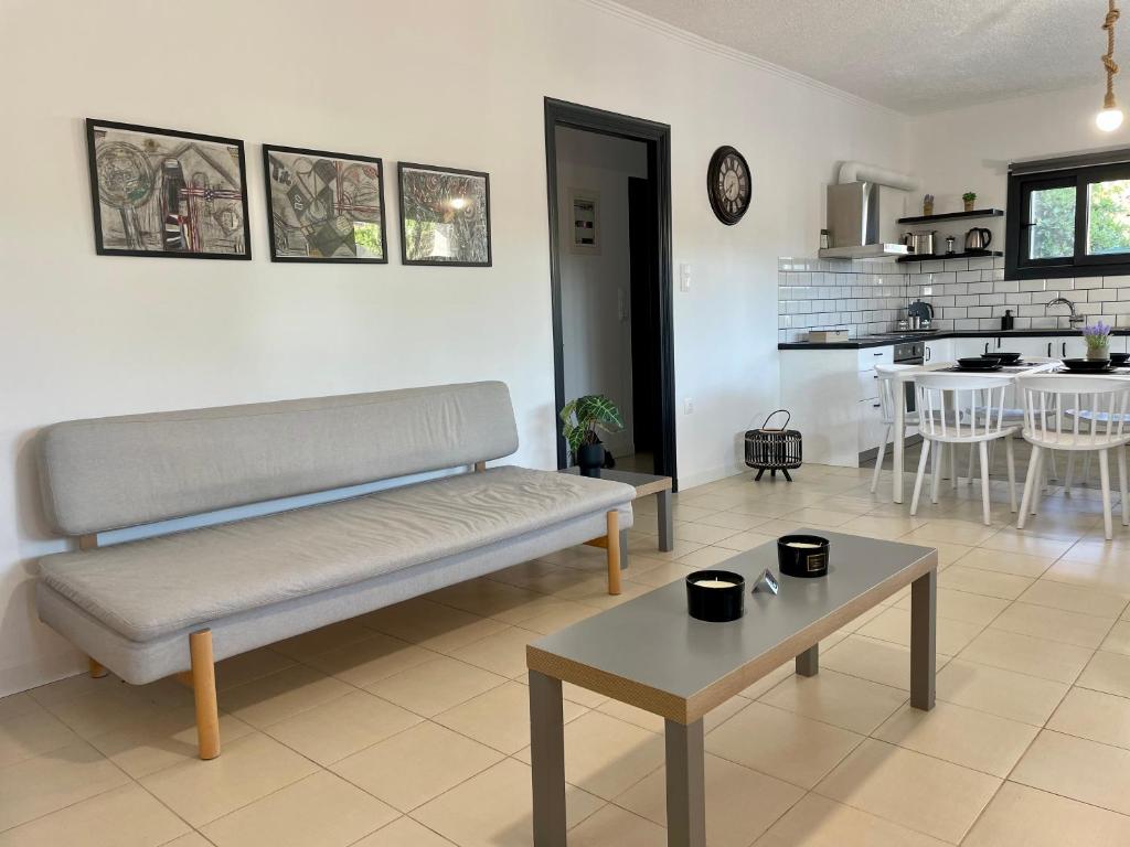 Kuchyň nebo kuchyňský kout v ubytování Casa Posidonia