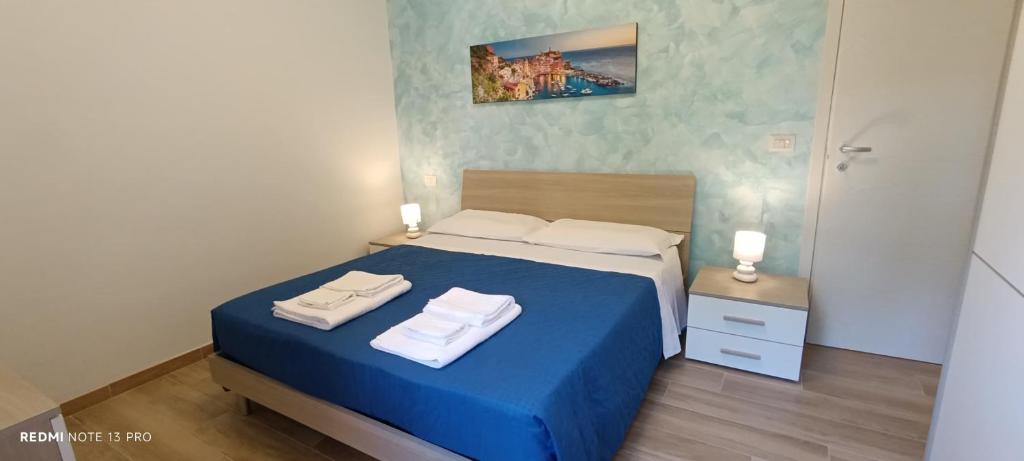 Postel nebo postele na pokoji v ubytování Onda Marina 2