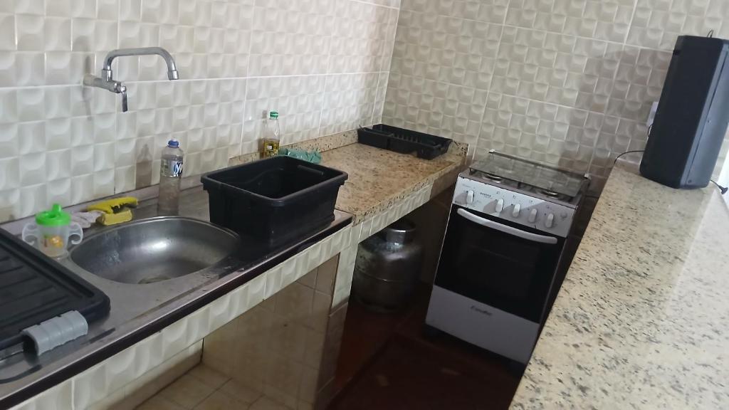 Una cocina o cocineta en Casa vila