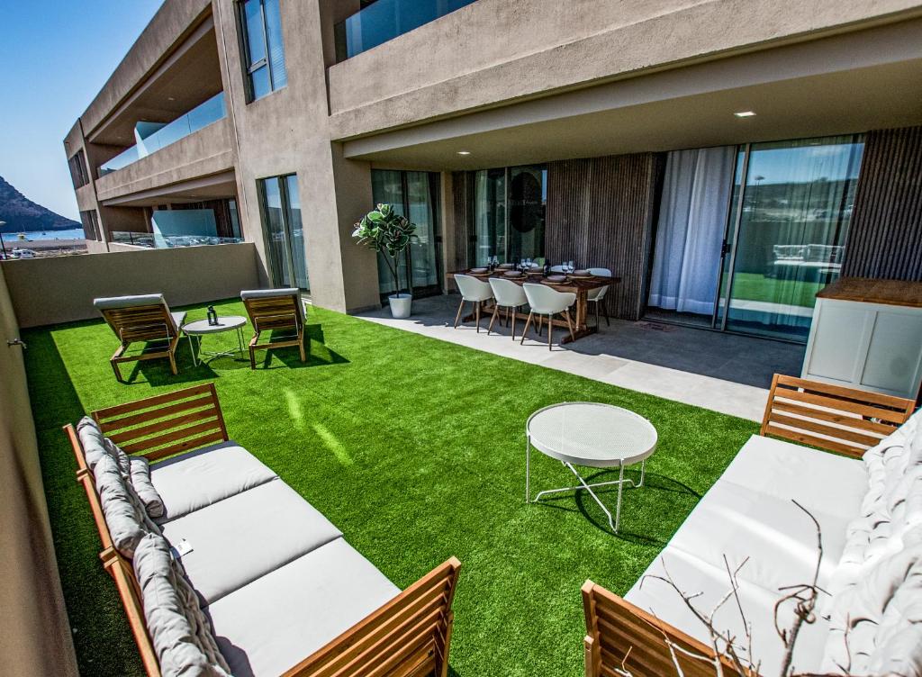 Posezení v ubytování ENJOYTHEMOMENT Sotavento Suites