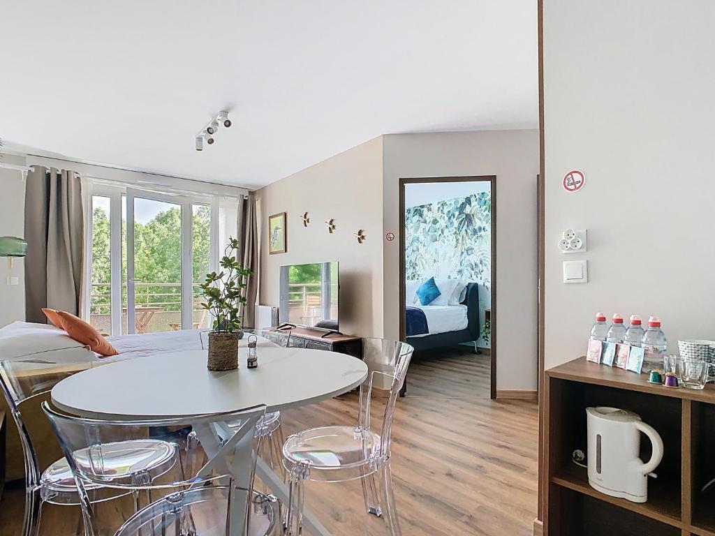 Posezení v ubytování Le Bucolique