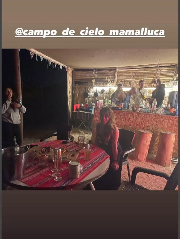 Restaurace v ubytování Campo de Cielo Mamalluca Valle de Elqui