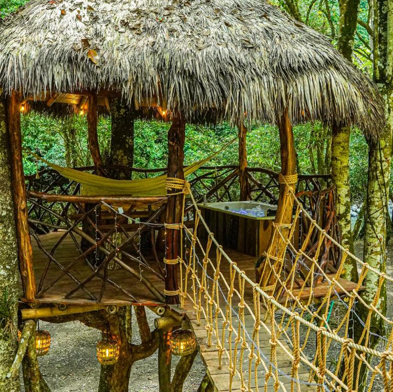 Zahrada ubytování Cabañas Ecológicas Rincon del Cielo