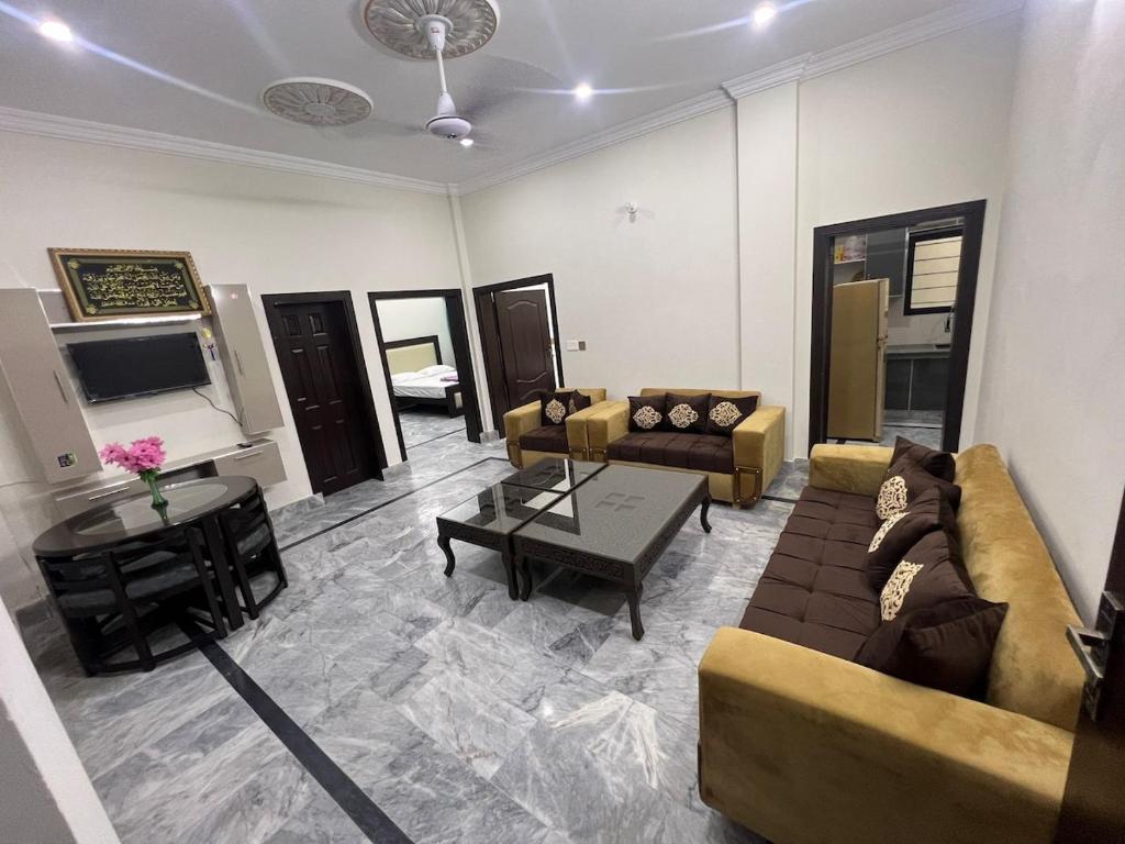 Χώρος καθιστικού στο B3 Residence Mirpur - 2 Bedrooms Flat 3