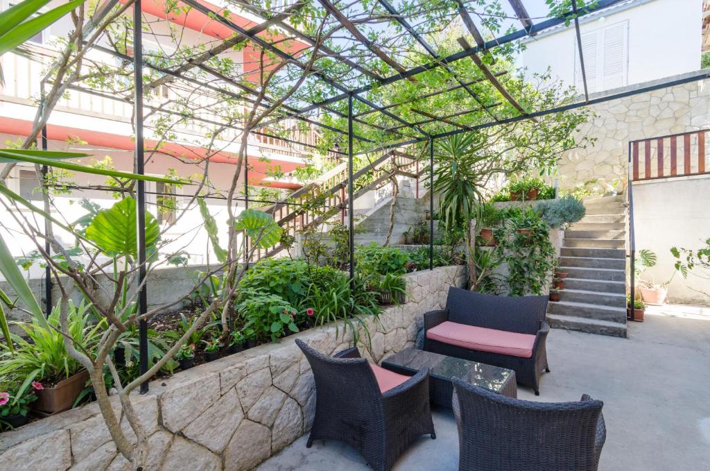 Zahrada ubytování Apartments Palma