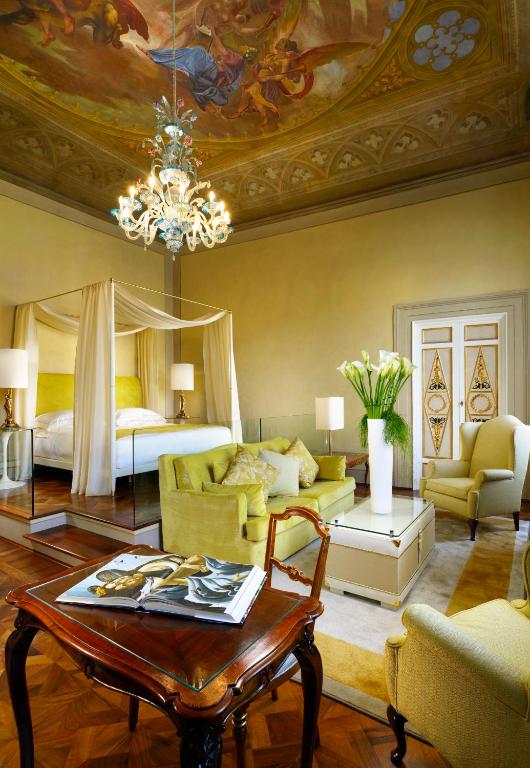 Posezení v ubytování Grand Hotel Minerva