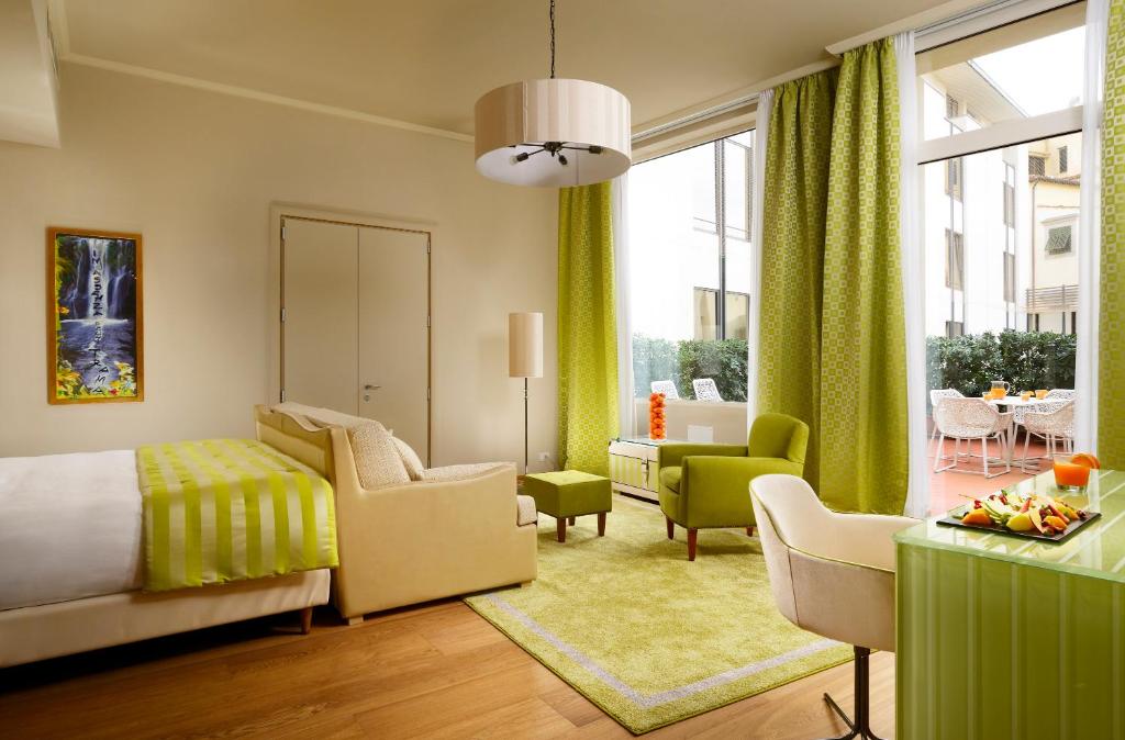 Posezení v ubytování Grand Hotel Minerva