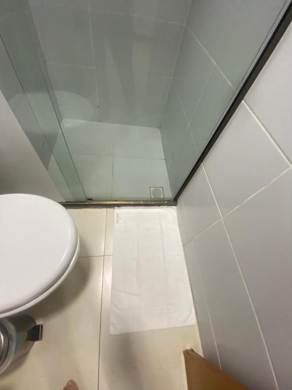 Koupelna v ubytování MANAÍRA APART HOTEL