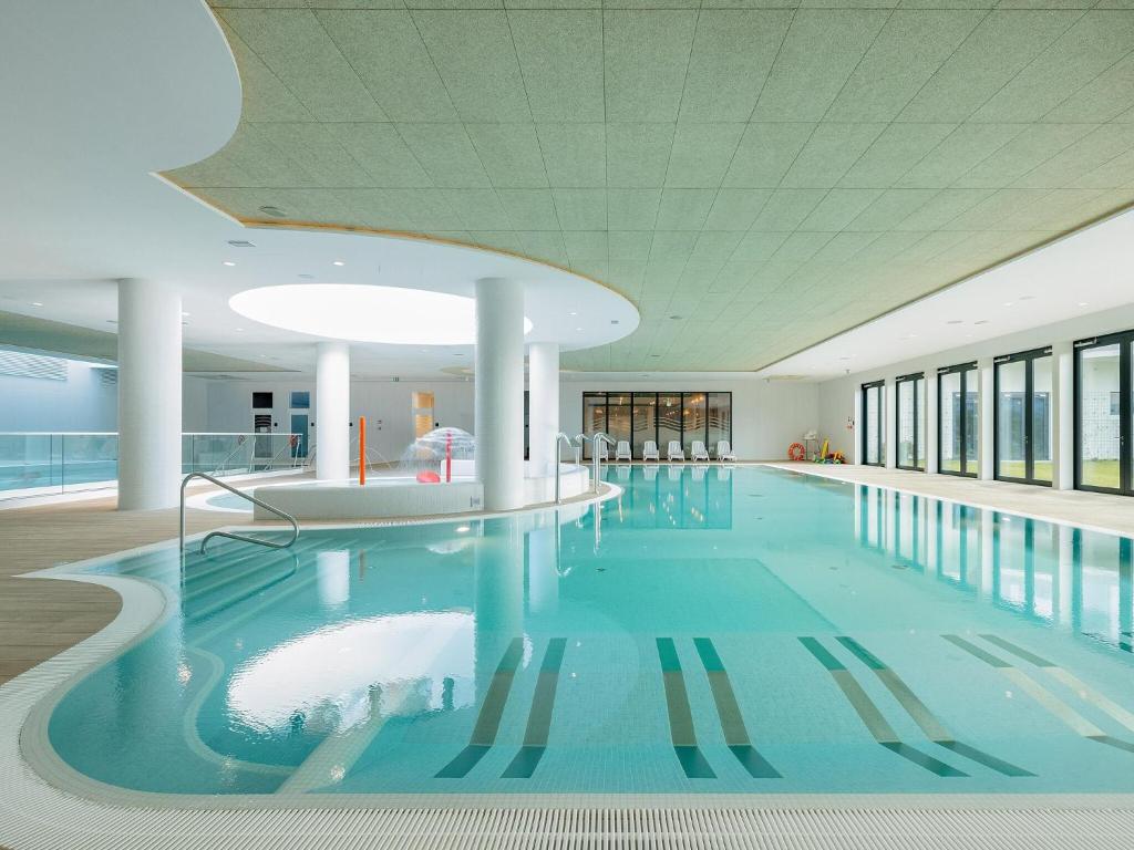 Πισίνα στο ή κοντά στο Studio in Pobierowo with Beach and SPA Access