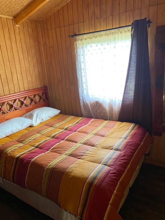 Postel nebo postele na pokoji v ubytování La cabaña del cordero