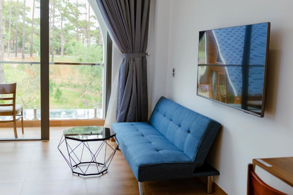Posezení v ubytování Gemstone Villa Măng Đen