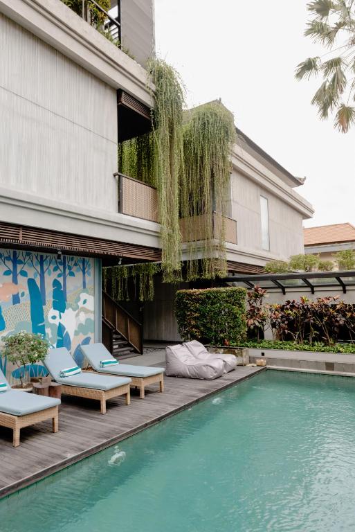 Bazén v ubytování ARTOTEL Haniman Ubud nebo v jeho okolí