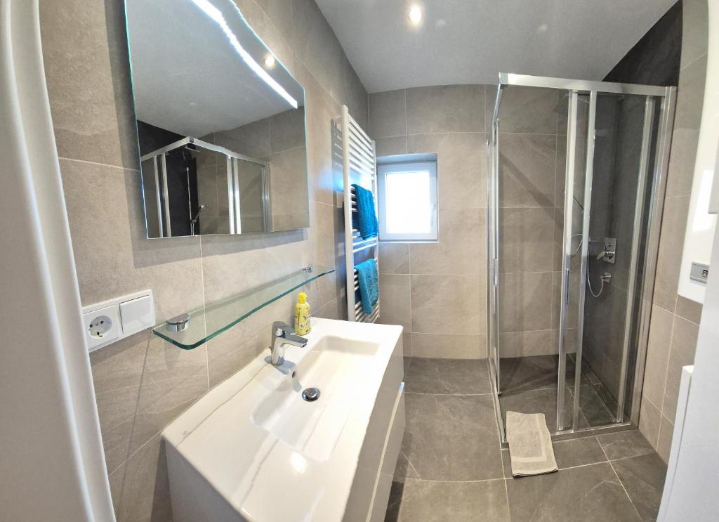 Łazienka w obiekcie Ferienwohnung Wolfsberg