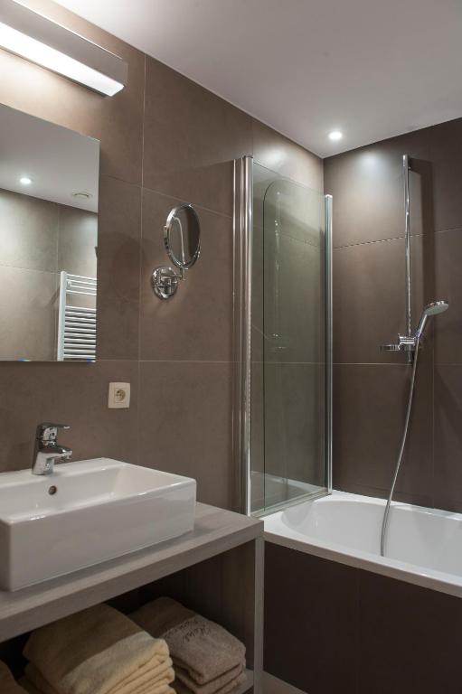 Koupelna v ubytování Hotel Princess
