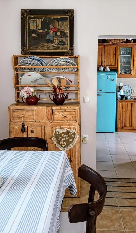 Kuchyň nebo kuchyňský kout v ubytování Paliouri House