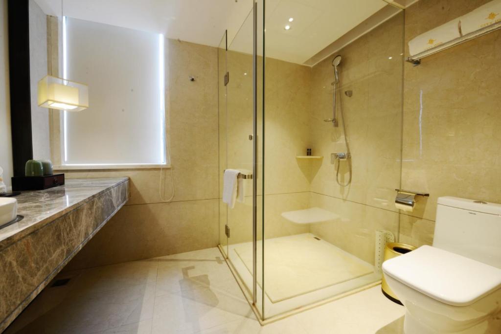 Koupelna v ubytování Guangzhou City Join Hotel Shipai Qiao metro Branch