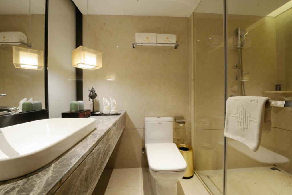 Koupelna v ubytování Guangzhou City Join Hotel Shipai Qiao metro Branch