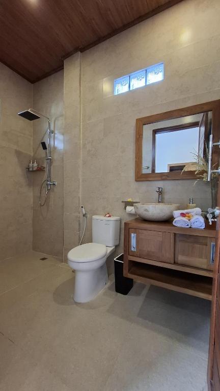 Koupelna v ubytování Asna House