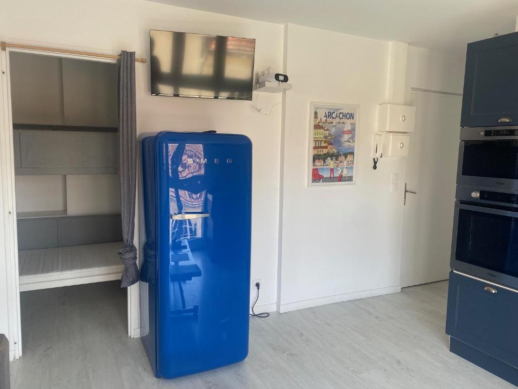 Kuchyň nebo kuchyňský kout v ubytování Arcachon Situation exceptionnelle proche plage, ménage et draps compris