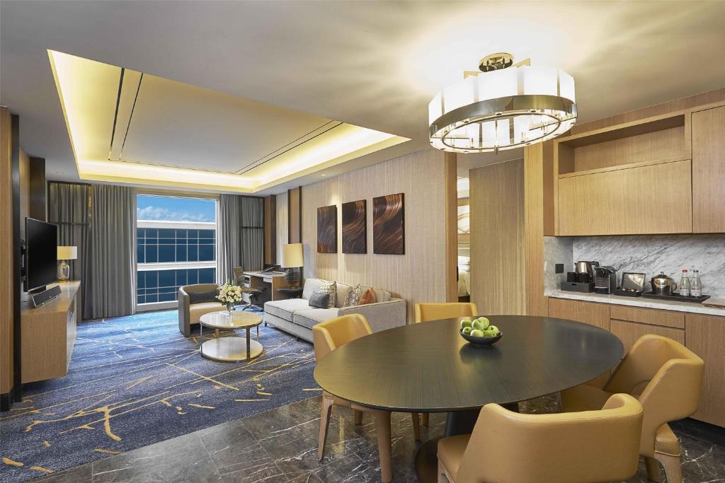 Posezení v ubytování Hilton Manila