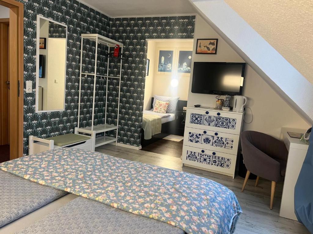 Postel nebo postele na pokoji v ubytování WOB Hotel