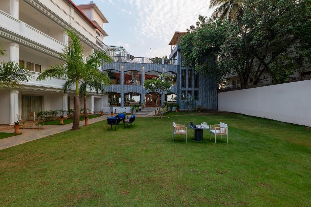 Zahrada ubytování White Wharf Beach Resort Morjim Goa