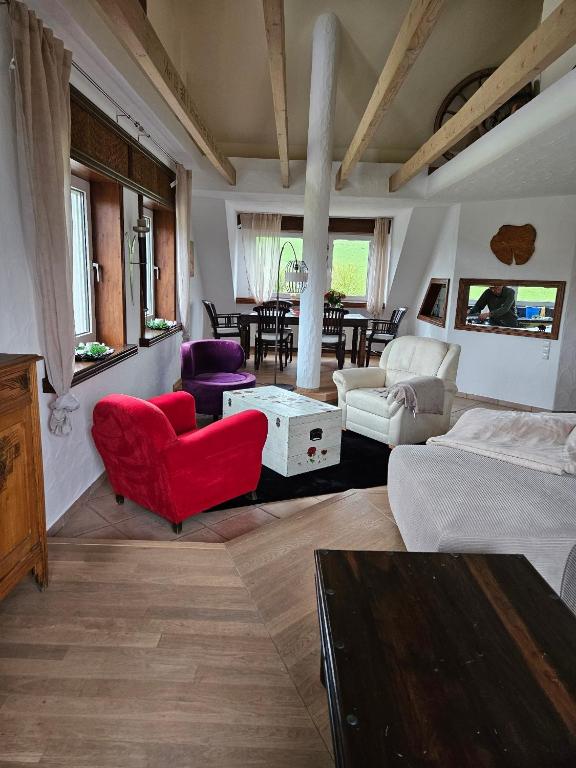 Posezení v ubytování Gästehaus Senger