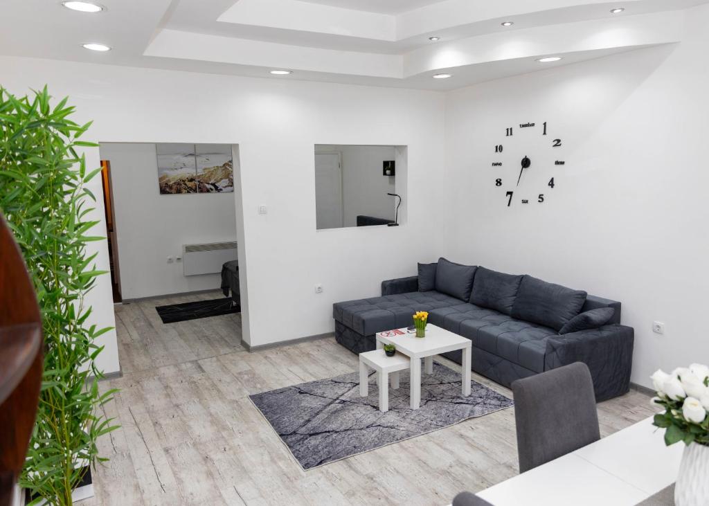Posezení v ubytování El Mundo Apartman