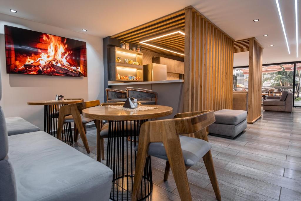 Posezení v ubytování Hotel Plaza Doce