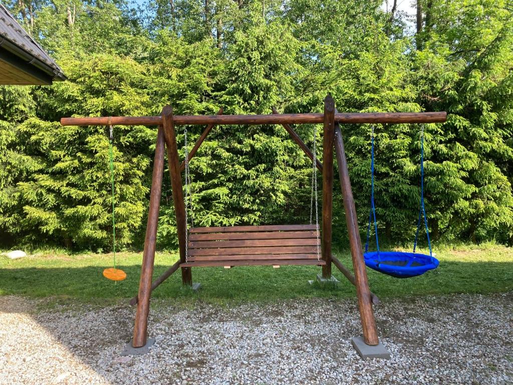 Detský kútik v ubytovaní Domki nad potokiem