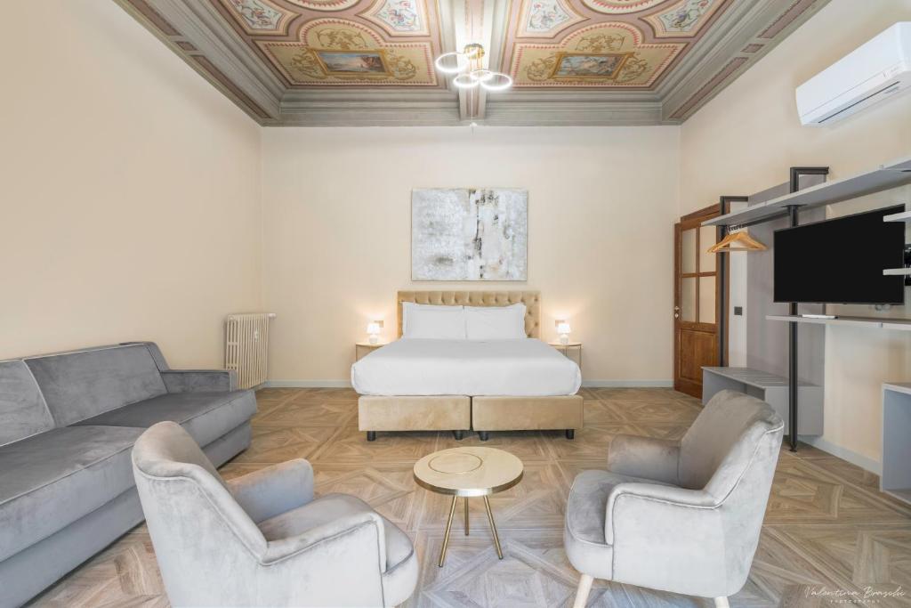 Posezení v ubytování Hotel Adamas