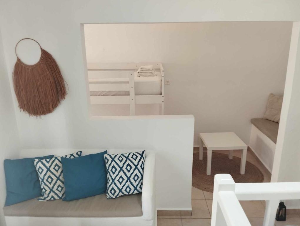 Posezení v ubytování White island rooms