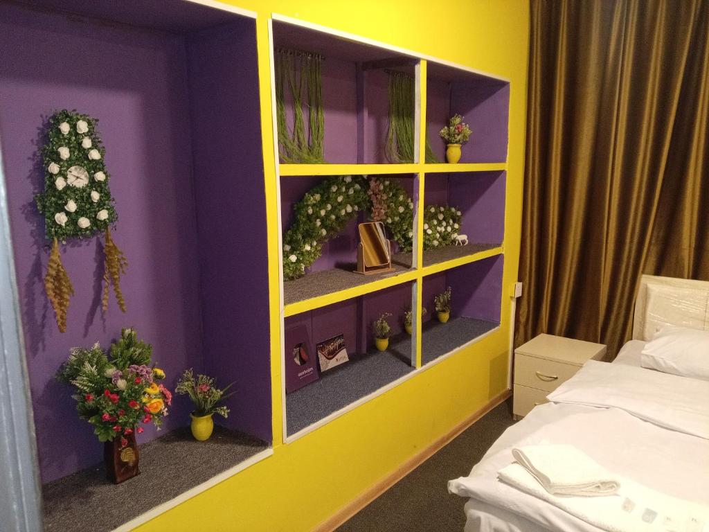 Postel nebo postele na pokoji v ubytování Baku Express Hostel