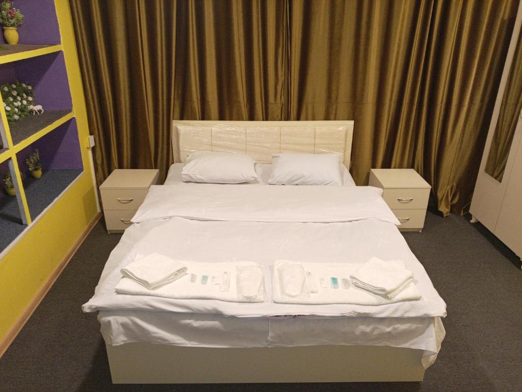 Postel nebo postele na pokoji v ubytování Baku Express Hostel