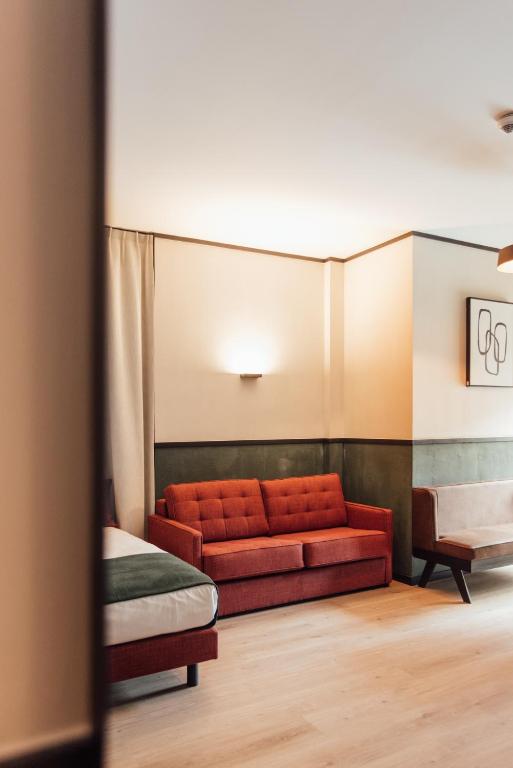 Posezení v ubytování Getaway Studios Liège